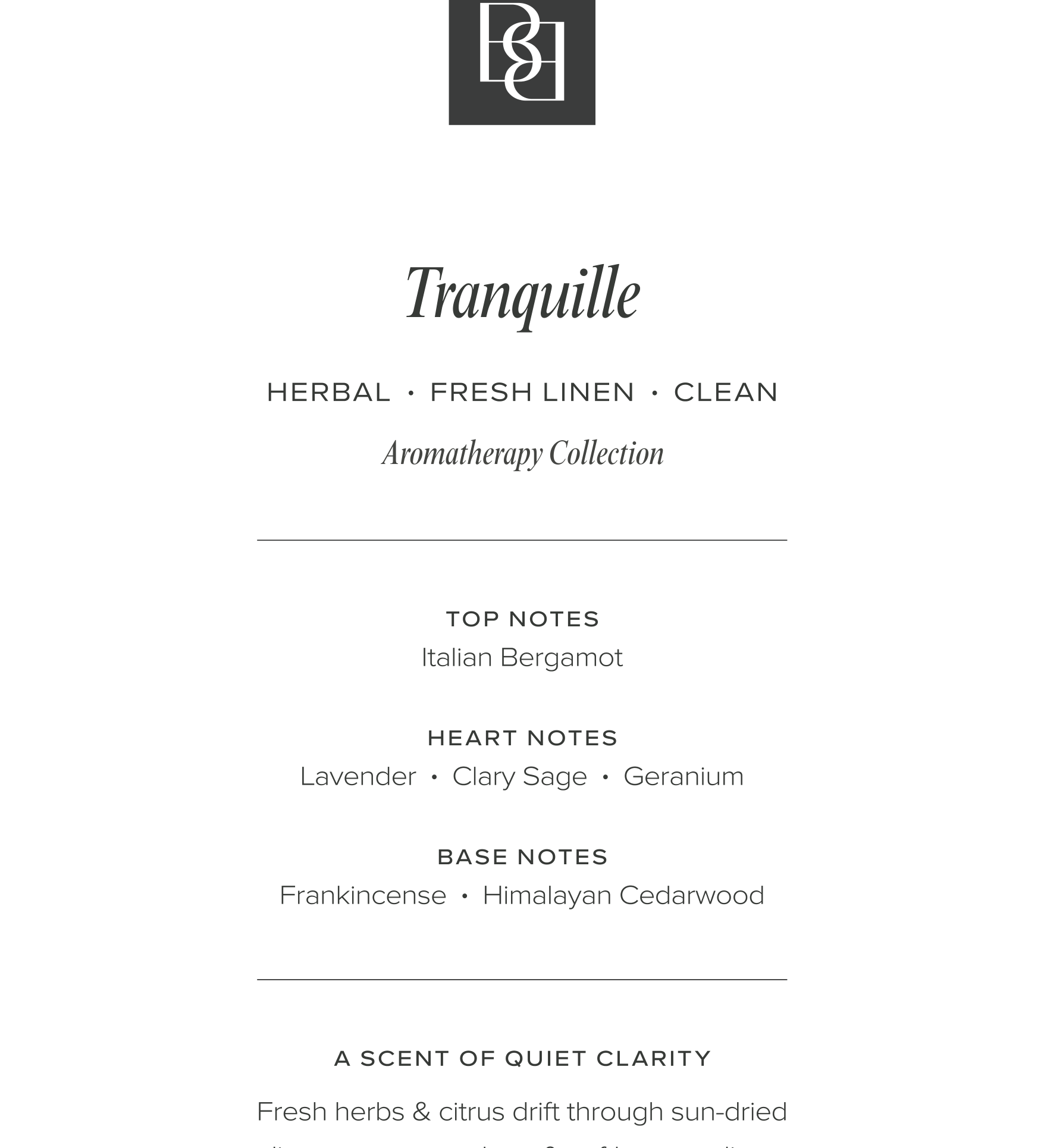 Room + Linen Spray — Tranquille