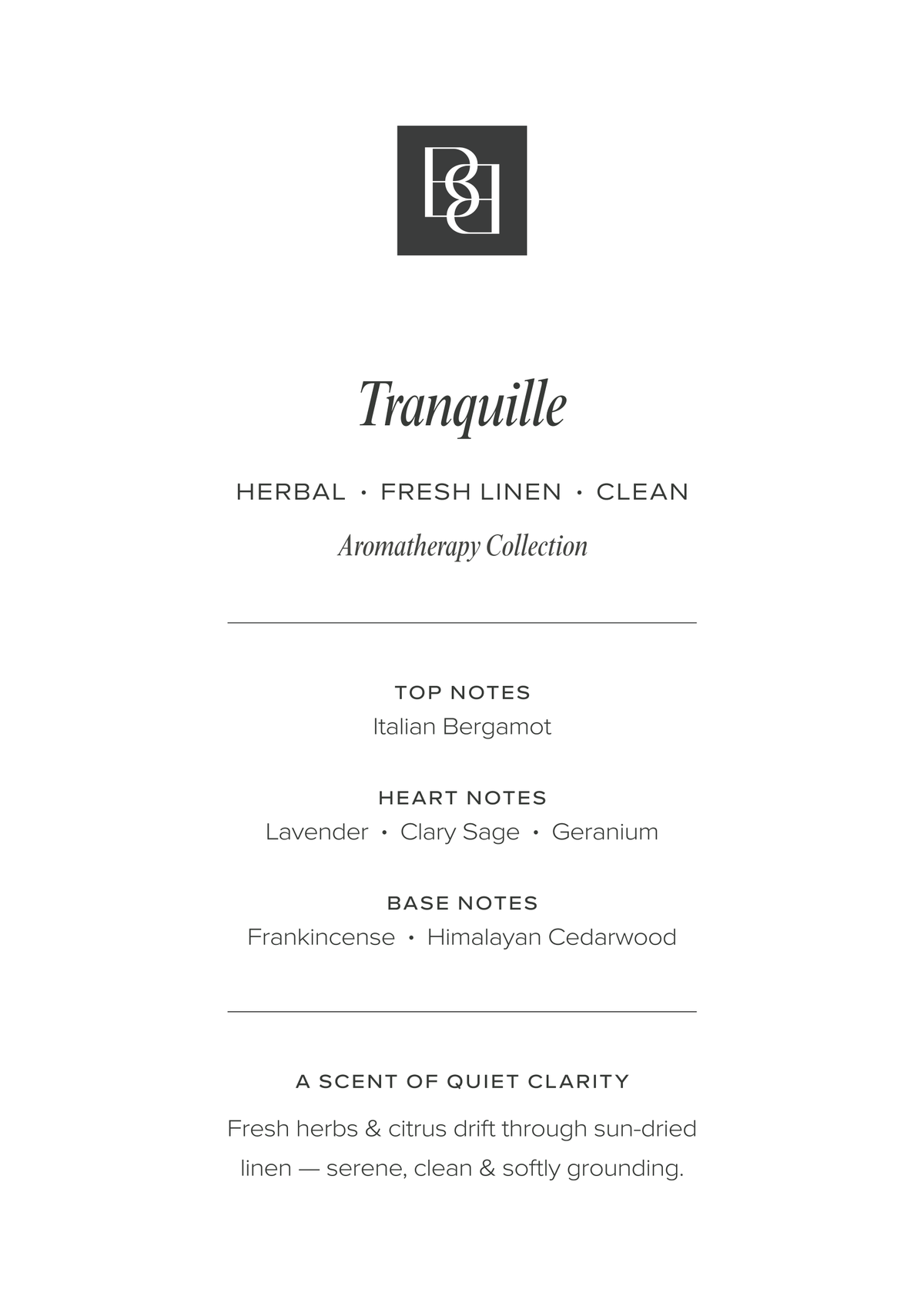 Soy Candle — Tranquille