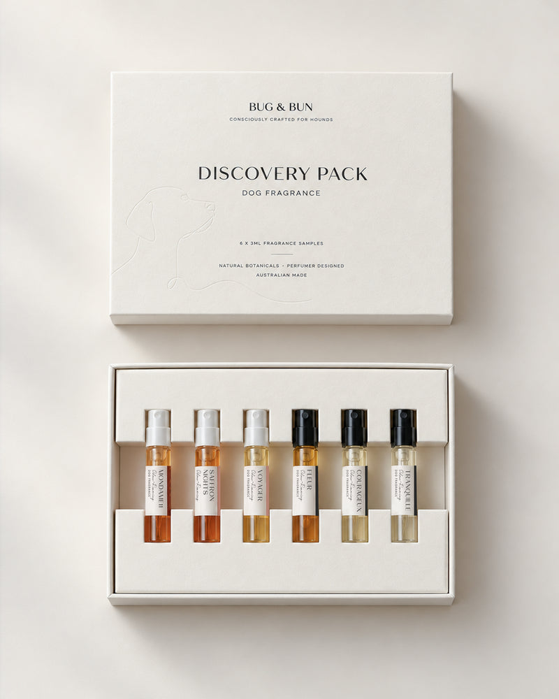 Dog Fragrance Discovery Pack — Duo in situ