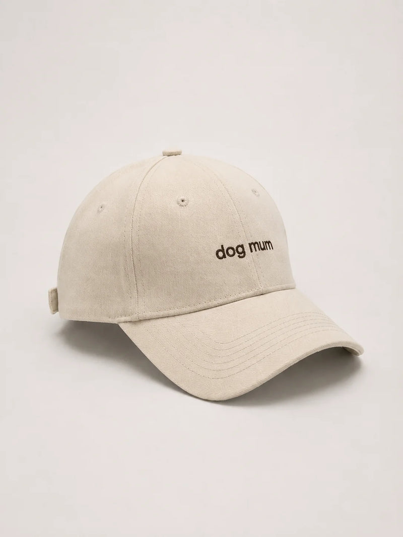 Dog Mum Relaxed Hat in situ