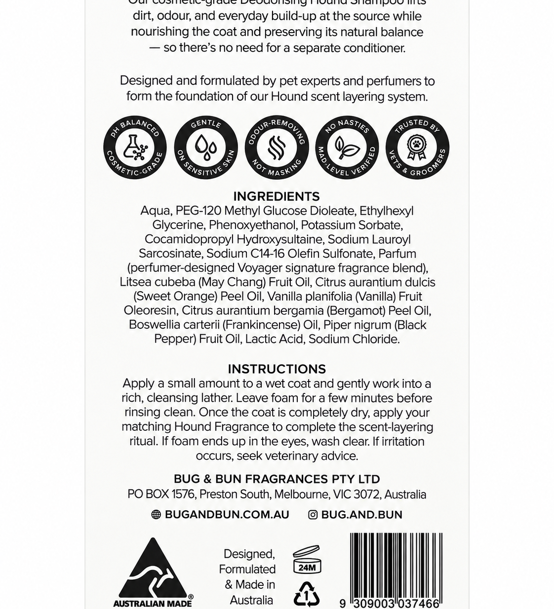 2-in-1 Dog Shampoo — Voyager
